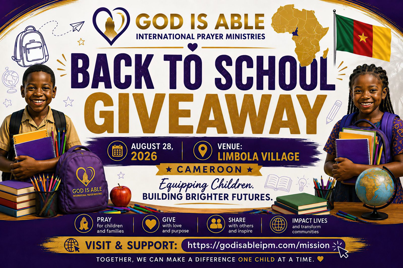 Back to School Giveaway — Cameroon